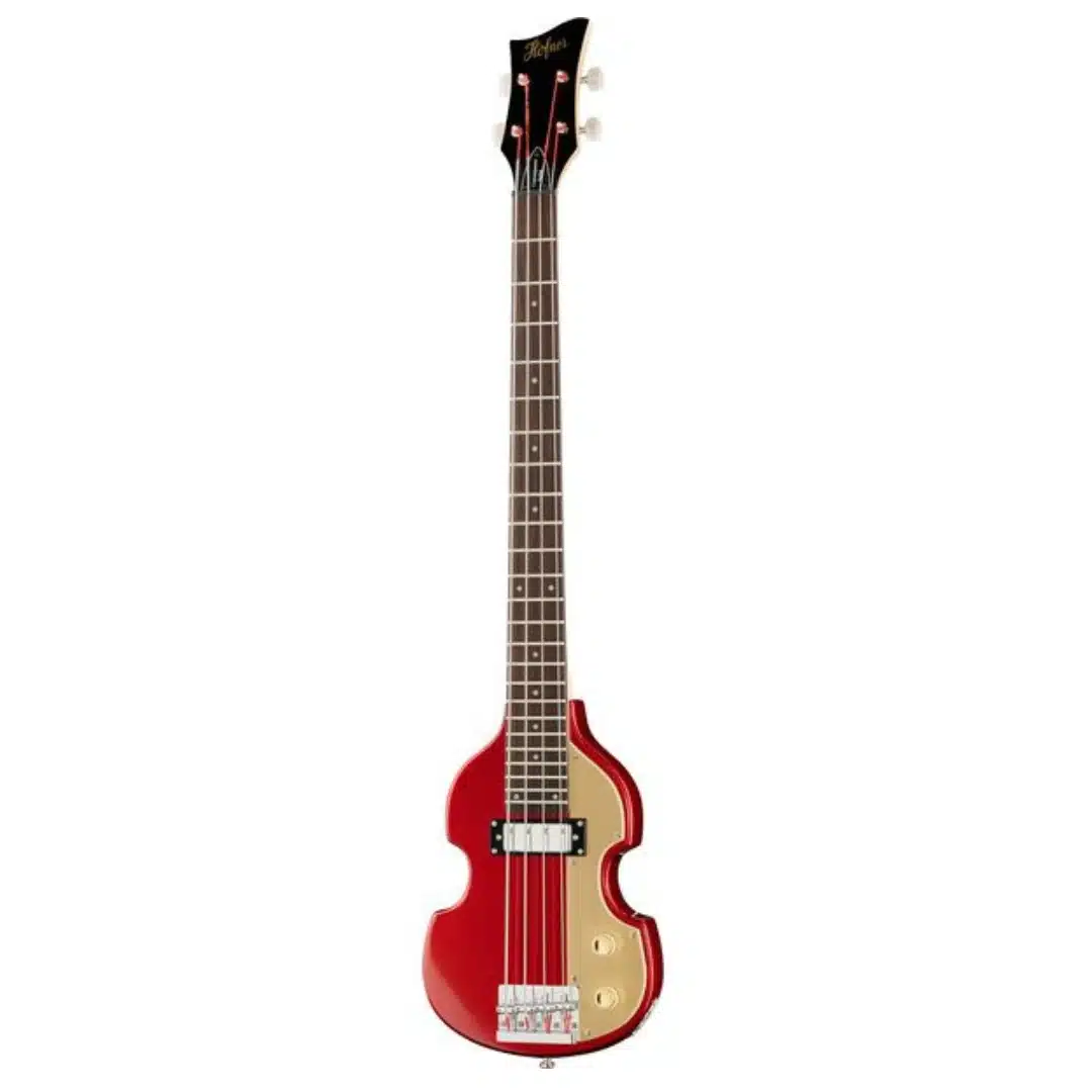 Hofner Shorty Violin Bass CT Red