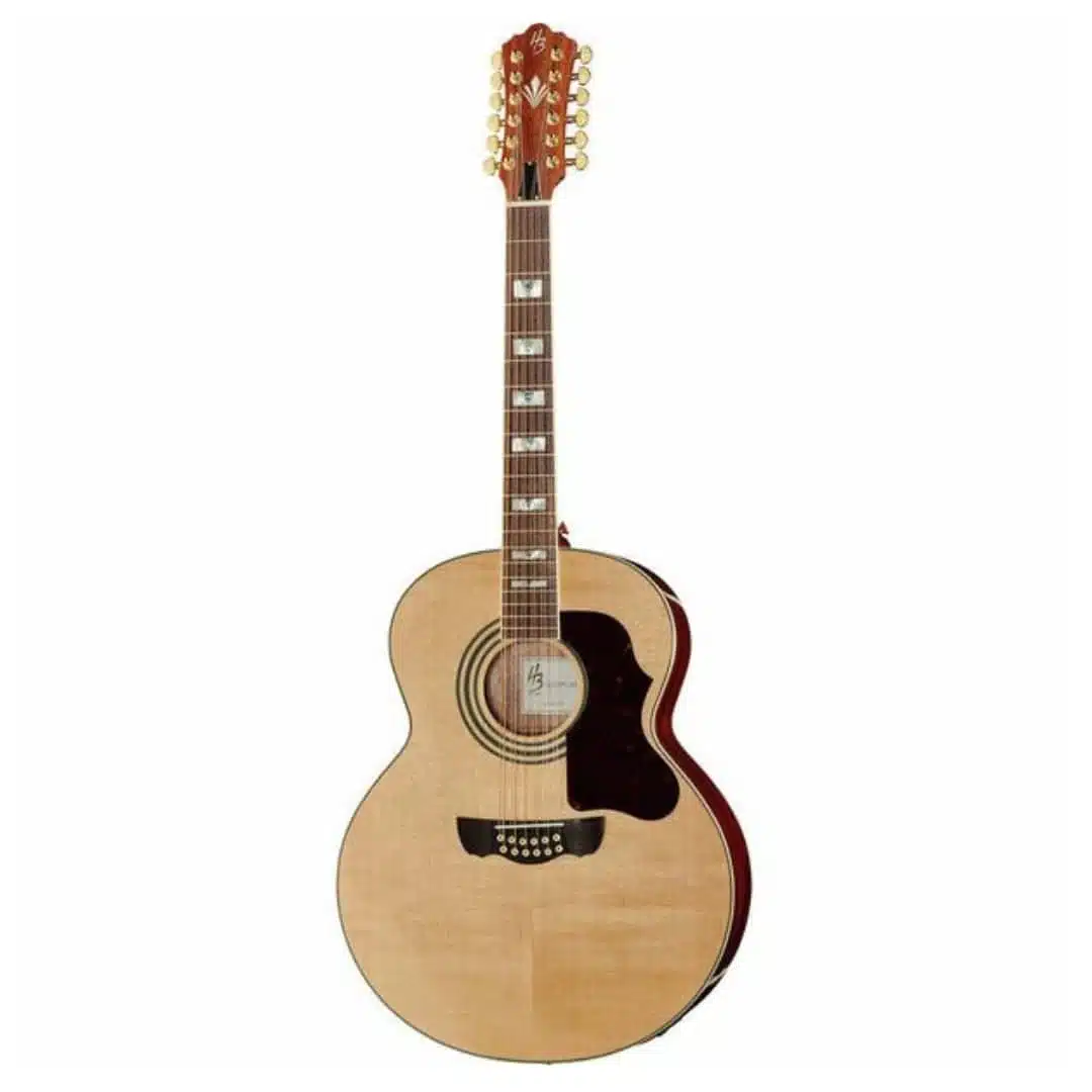 Las 10 Mejores Guitarras Jumbo 5 Harley Benton Custom Line CLJ-412E NT