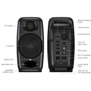 IK Multimedia iLoud Micro Monitor – paire d’enceintes de bureau actives