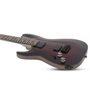 Schecter Omen 7 Elite Lh Black Cherry Burst
