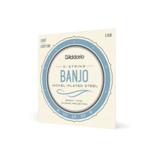D'addario And Co EJ60 5-string Banjo Strings Nickel Light 9-20