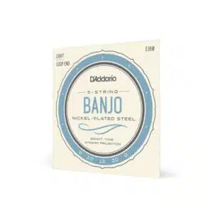 D'addario And Co EJ60 5-string Banjo Strings Nickel Light 9-20