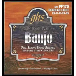 GHS PF170 5-String Banjo Set