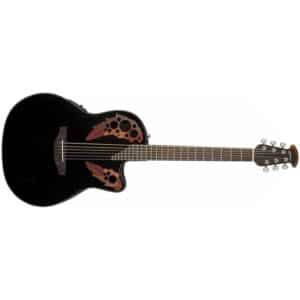 Ovation Celebrity Elite Mid Cutaway Noir Lh