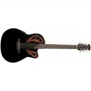 Ovation Celebrity Elite Mid Cutaway Noir Lh