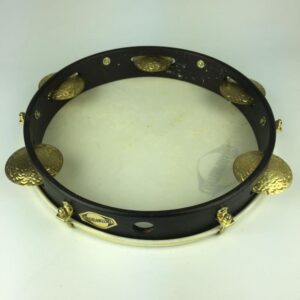 Contemporanea C-PF10-01BG - PANDEIRO 10" BLACK - SKIN GOLD