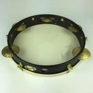 Contemporanea C-PF10-01BG - PANDEIRO 10" BLACK - SKIN GOLD