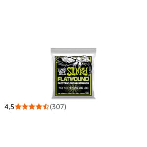 Ernie Ball 2591 Filet Plat Regular Slinky Flatwound 10 - 46