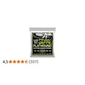 Ernie Ball 2591 Filet Plat Regular Slinky Flatwound 10 - 46
