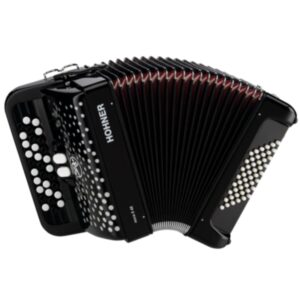 Hohner Nova II 60a Noir Touches Boutons En Sol/sol