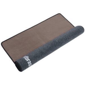 Woodbrass Tapis Batterie 130 x 100 cm Gris Foncé