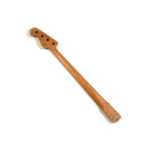 Fender Satin Roasted Maple Jazz Bass Neck, 20 Jumbo Frets, 12, Maple, Flat Oval Shape