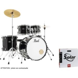 Gretsch Drums New Energy Stage 22 Black + Cymbales Paiste 101