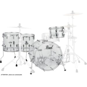Pearl Drums Crystal Beat Rock 22 - Ultra Clear