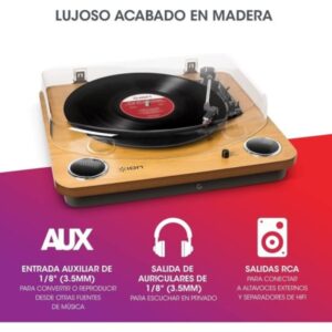 Platine vinyle ION MAX LP WOOD