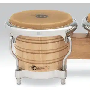 Latin Percussion Bongos Generation II Naturel (accastillage Chrome)