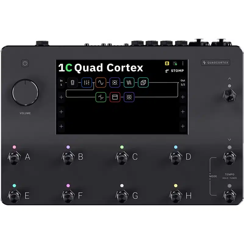 Pédalier de modélisation Neural DSP Quad Cortex noir