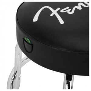 Fender Spaghetti Logo Pick Pouch Barstool Black-chrome 30"