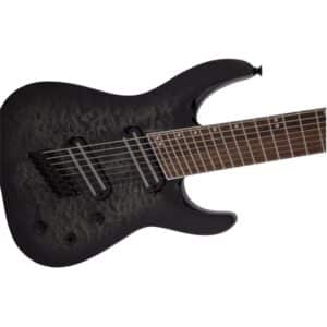 Jackson Guitars SLAT8Q MS Soloist X LRL Transparent Black Burst