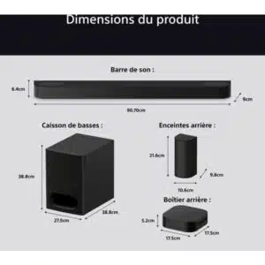 Barre de son SONY Theatre System 6