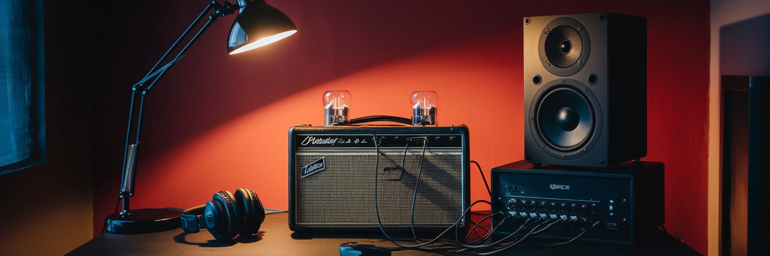 Ampli à lampe en appartement : astuces pour jouer à faible volume sans perdre le son 3 Illustration musicale – Solution 2 : la simulation de cabinet (load
