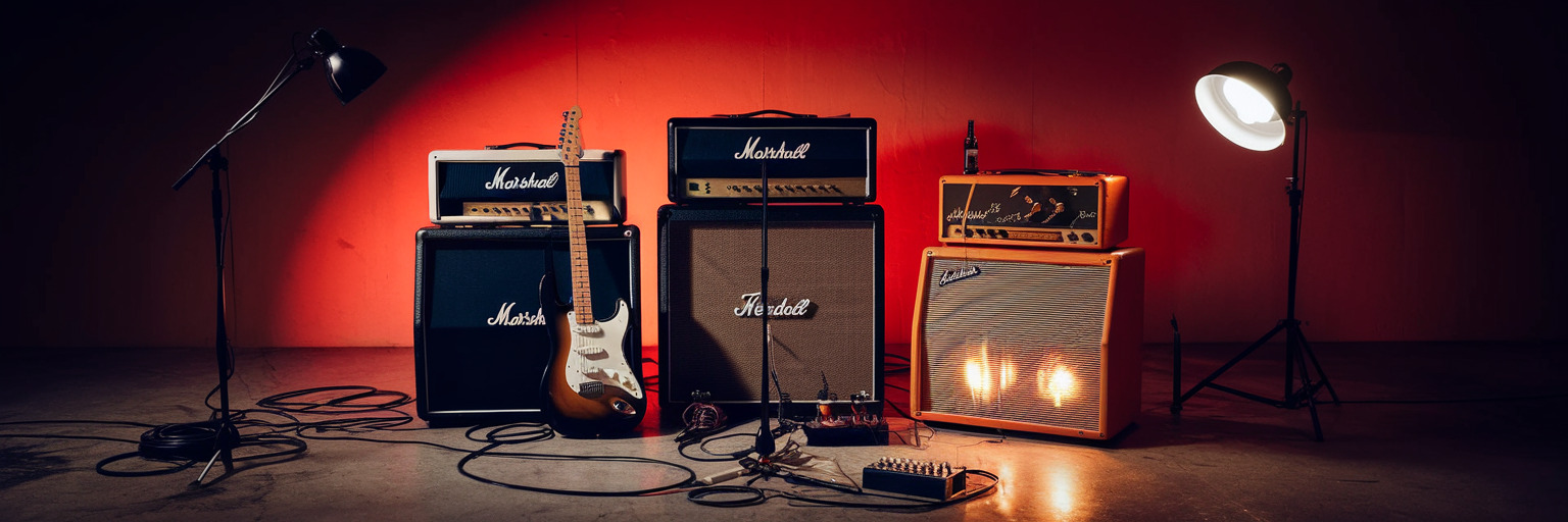 Marshall vs Fender vs Orange : quel ampli guitare vous correspond ? 1 Illustration musicale – Quels sont les modèles emblématiques de Marshall, Fender
