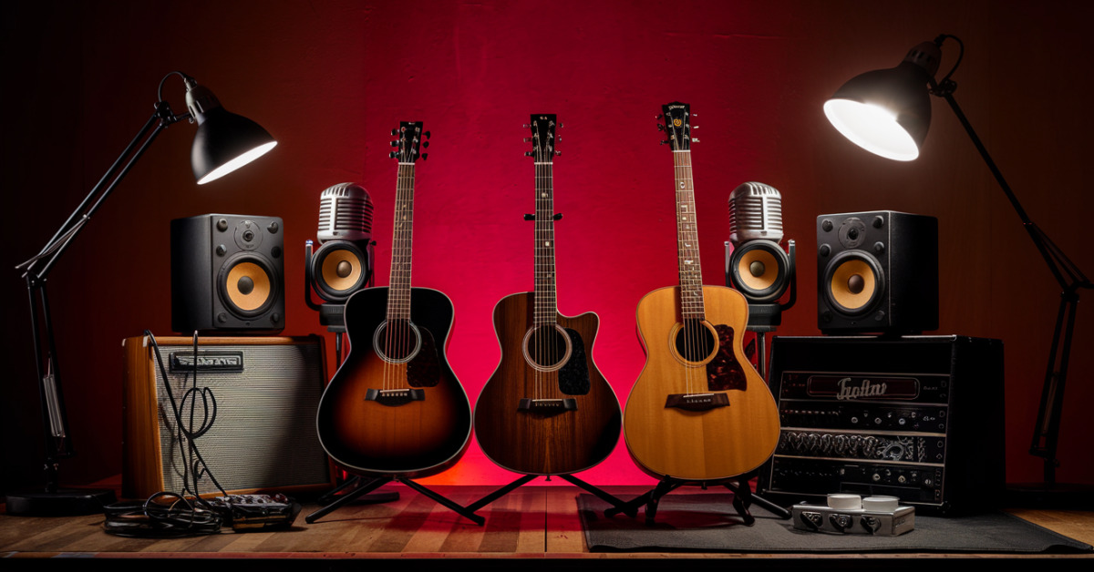 Illustration musicale – Martin vs Taylor vs Gibson : quelle guitare