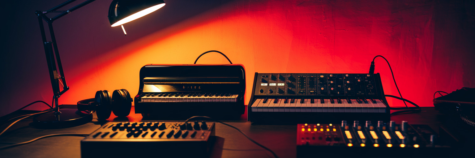 Illustration musicale – Mini piano et synthétiseur : deux instruments complémentaires