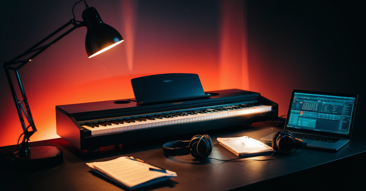 Home 78 Illustration musicale – Clavier à touches lumineuses : guide complet pour