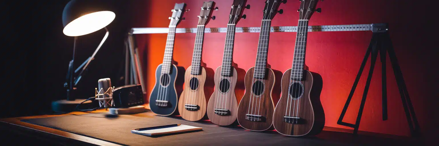 Ukulélé soprano, concert ou ténor : différences, sons et quel type choisir 1 Illustration musicale – Comment identifier et mesurer la taille de son