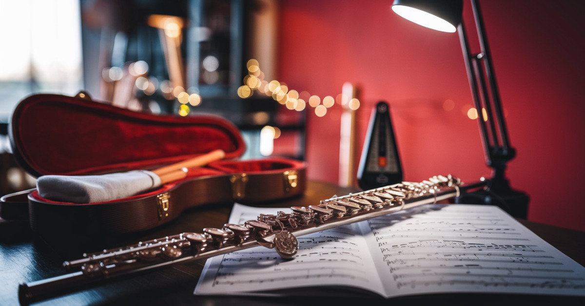 Illustration musicale – Apprendre la flûte traversière débutant : guide complet