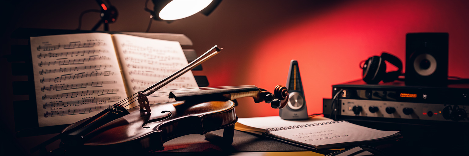 Illustration musicale – Comment organiser l'apprentissage du violon adulte ?