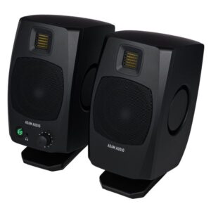 ADAM Audio D3V Black – paire d’enceintes de bureau actives