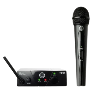 Sistema de micrófono inalámbrico AKG WMS 40 Mini Vocal ISM2 con receptor y transmisor de mano
