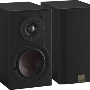 DALI Opticon 1 MKII Noir Satin (la paire) – produit vu de face