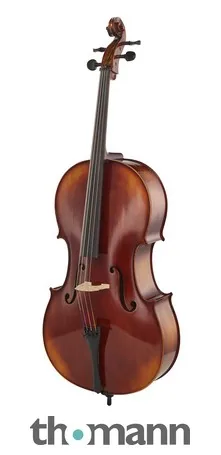GEWA Allegro VC1 Cello Set 4/4 CB con arco de carbono y funda
