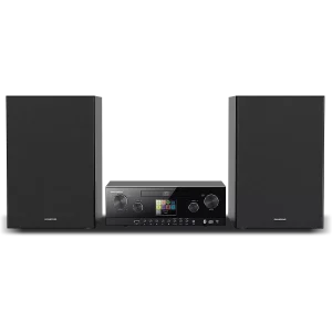 Grundig CMS 5000 BT DAB+ WEB – mini-chaîne noire et enceintes