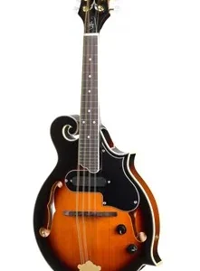 Mandolina musical electroacústica Harley Benton HBMA-100E VS de forma F
