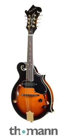 Mandolina musical electroacústica Harley Benton HBMA-100E VS de forma F