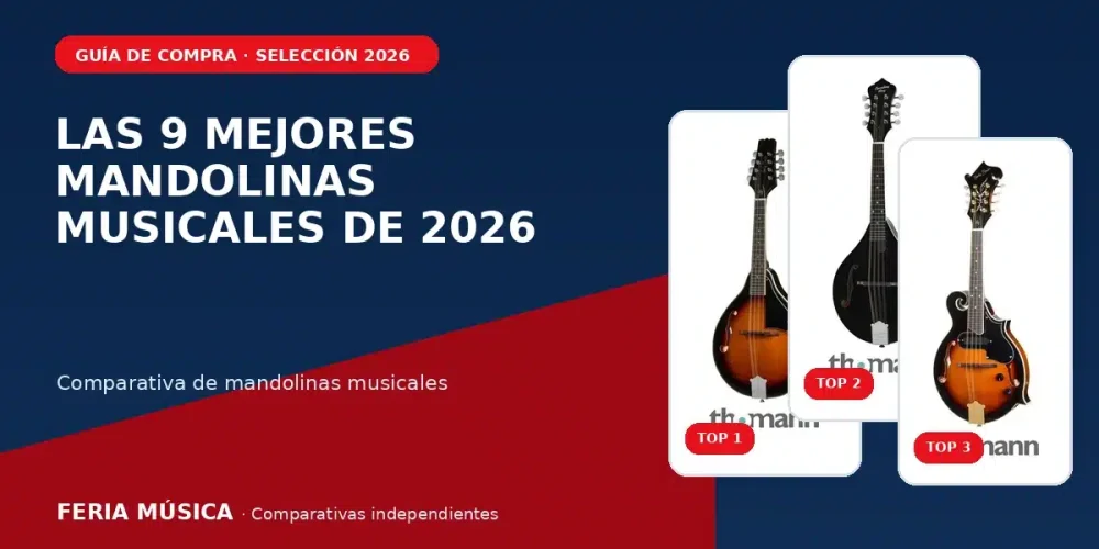 Comparativa de las 9 mejores mandolinas musicales de 2026