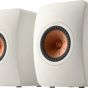 KEF LS50 Meta Blanc Mat (la paire) – produit vu de face
