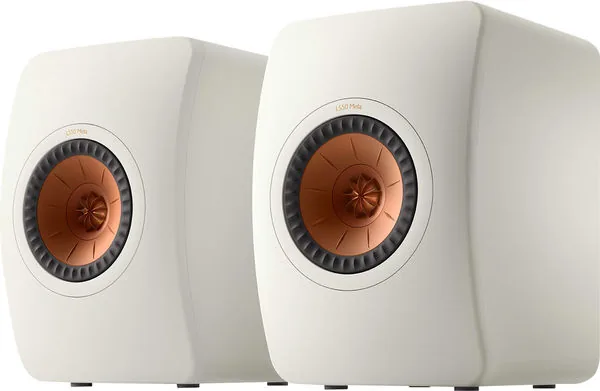 KEF LS50 Meta Blanc Mat (la paire) – produit vu de face