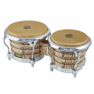 Pareja de bongos LP 793X Galaxy Giovanni de fresno con herrajes dorados