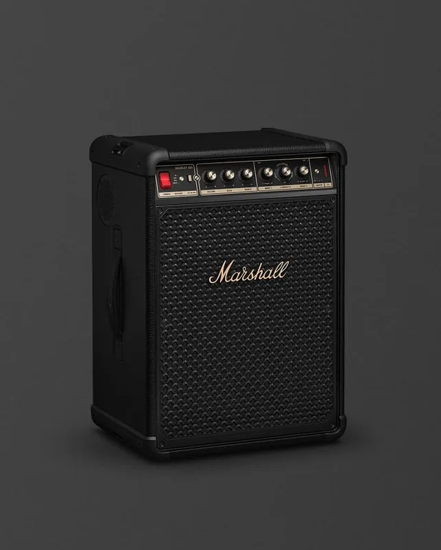 Marshall Bromley 450 Black & Brass – enceinte vue de face