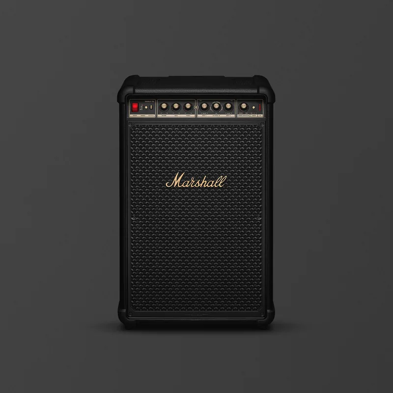 Marshall Bromley 750 Black & Brass – enceinte vue de face