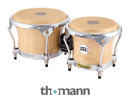 Pareja profesional de bongos Meinl FWB400NT Free Ride en acabado natural