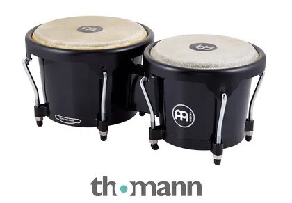 Pareja de bongos Meinl HB50BK Journey de ABS negro