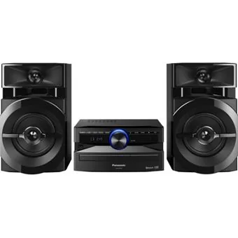 Home 56 Panasonic SC-UX102E-K – mini-chaîne noire avec deux enceintes
