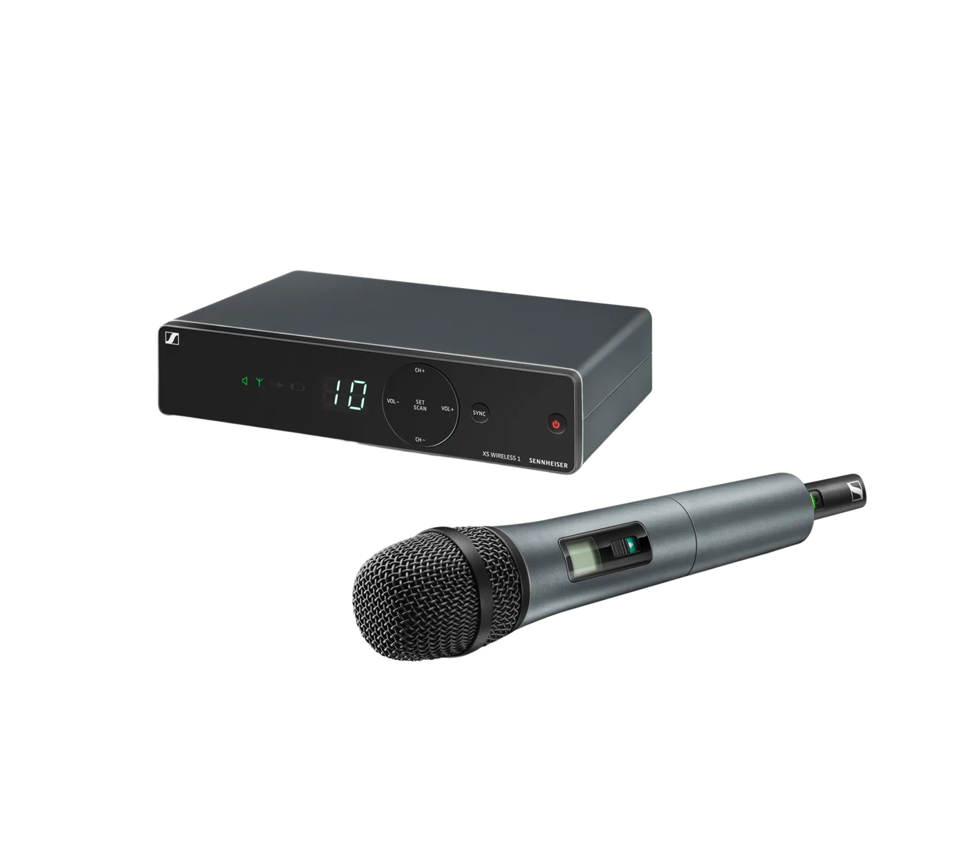 Sistema vocal inalámbrico Sennheiser XSW 1-835 con receptor y micrófono de mano e835