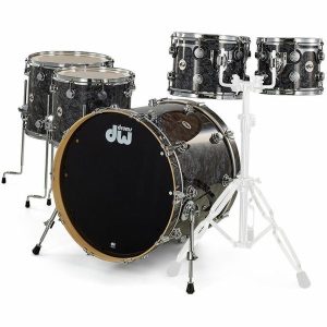 DW Finish Ply Black Diamond, batería acústica DW